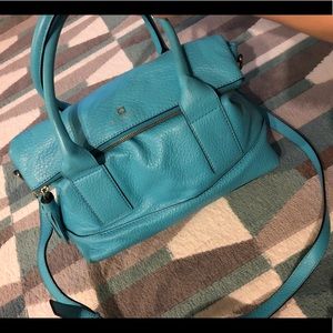 Kate Spade blue leather Carmen purse
